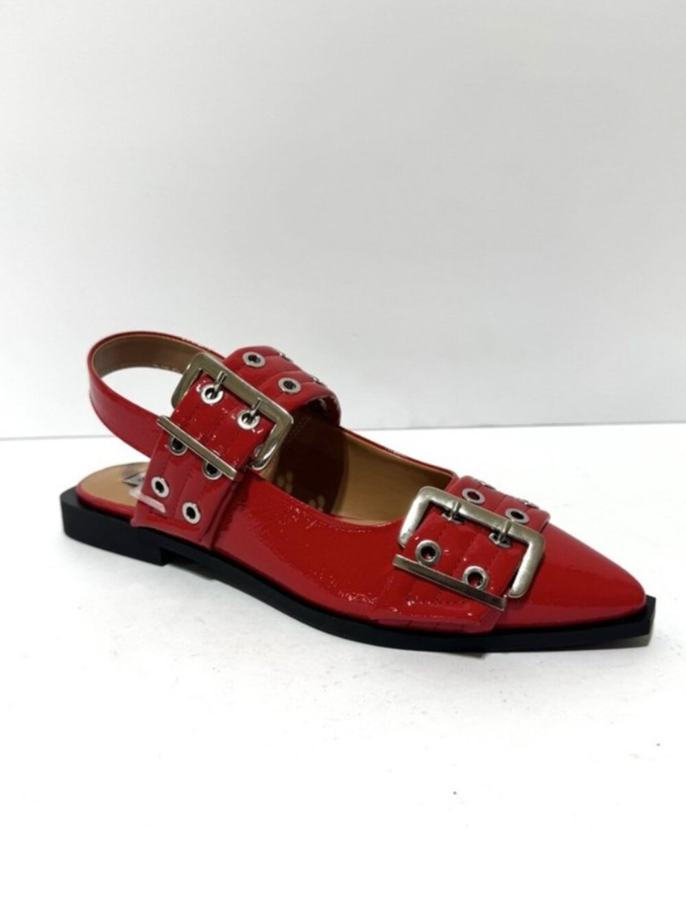 Steve Madden Womens Graya Slingback Flats Red Size 8 M